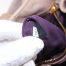 Miu Miu Handtas Leer 2-weg Roze Goud Auth 187497-11