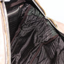 PRADA Handtas Leer 2-weg Beige Goud Auth 187498A-21