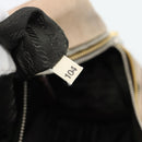 PRADA Handtas Leer 2-weg Beige Goud Auth 187498A-12
