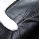 CELINE Macadam Canvas Hand Bag PVC Leather Black Gold Auth 187503A-12