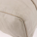 Miu Miu Hand Bag Leather Ivory Gold Auth 187504A-9