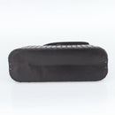 BOTTEGA VENETA INTRECCIATO Hand Bag Leather Black Gold Auth 187505V-5