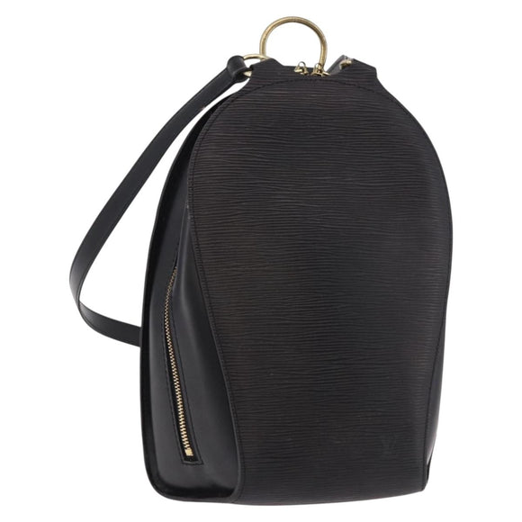 LOUIS VUITTON Epi Mabillon Backpack Black M52232 LV Auth 187507