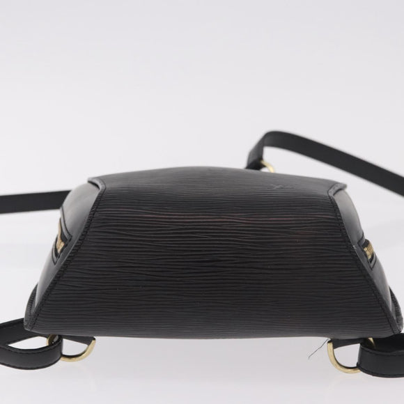 LOUIS VUITTON Epi Mabillon Backpack Black M52232 LV Auth 187507
