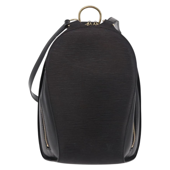LOUIS VUITTON Epi Mabillon Backpack Black M52232 LV Auth 187507