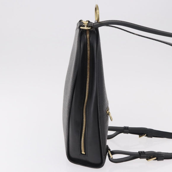 LOUIS VUITTON Epi Mabillon Backpack Black M52232 LV Auth 187507