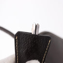 PRADA Hand Bag Leather Brown Gold Auth 187510A-19
