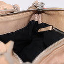 Chloe Paddington Hand Bag Leather Beige Gold Silver Auth 187513V-22
