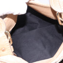 Chloe Paddington Hand Bag Leather Beige Gold Silver Auth 187513V-25