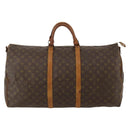 LOUIS VUITTON Monogram Keepall Bandouliere 60 Boston Bag M41412 LV Auth 187517-13