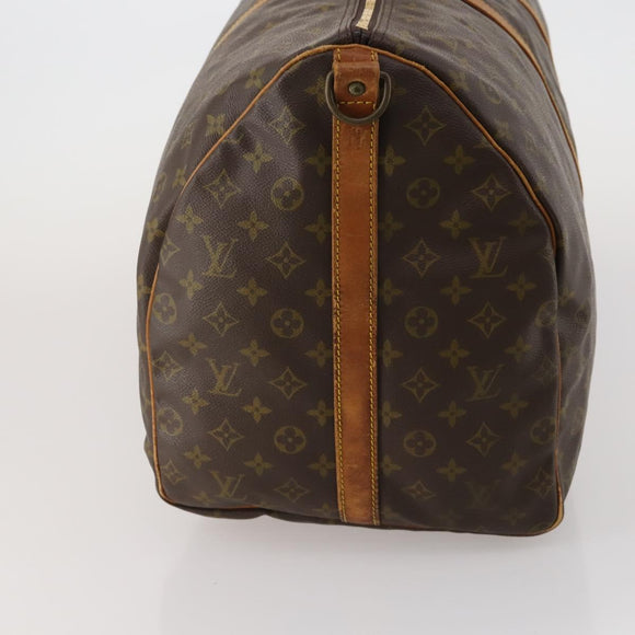 LOUIS VUITTON Monogram Keepall Bandouliere 60 Boston Bag M41412 LV Auth 187517