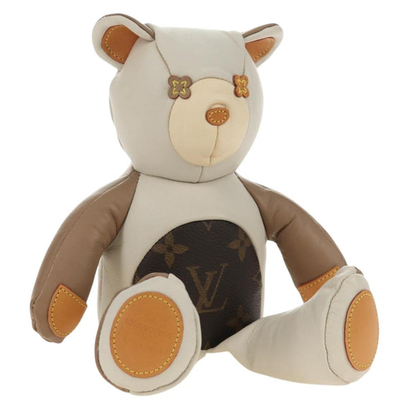 LOUIS VUITTON Monogram Teddy Bear Dudului GI0142 LV Auth 187519M