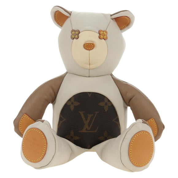 LOUIS VUITTON Monogram Teddy Bear Dudului GI0142 LV Auth 187519M