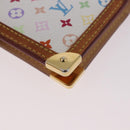 LOUIS VUITTON Monogram Multicolor Agenda PM Cover White R21074 LV Auth 187520-15