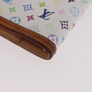 LOUIS VUITTON Monogram Multicolor Agenda PM Cover White R21074 LV Auth 187520-16
