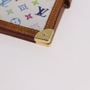 LOUIS VUITTON Monogram Multicolor Agenda PM Cover White R21074 LV Auth 187520-14