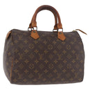 LOUIS VUITTON Monogram Speedy 30 Hand Bag M41526 LV Auth 187523-1