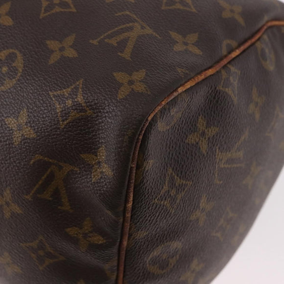 LOUIS VUITTON Monogram Speedy 30 Hand Bag M41526 LV Auth 187523