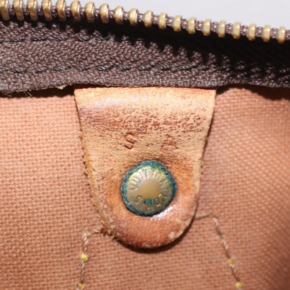 LOUIS VUITTON Monogram Speedy 30 Hand Bag M41526 LV Auth 187523