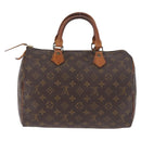LOUIS VUITTON Monogram Speedy 30 Hand Bag M41526 LV Auth 187523-2
