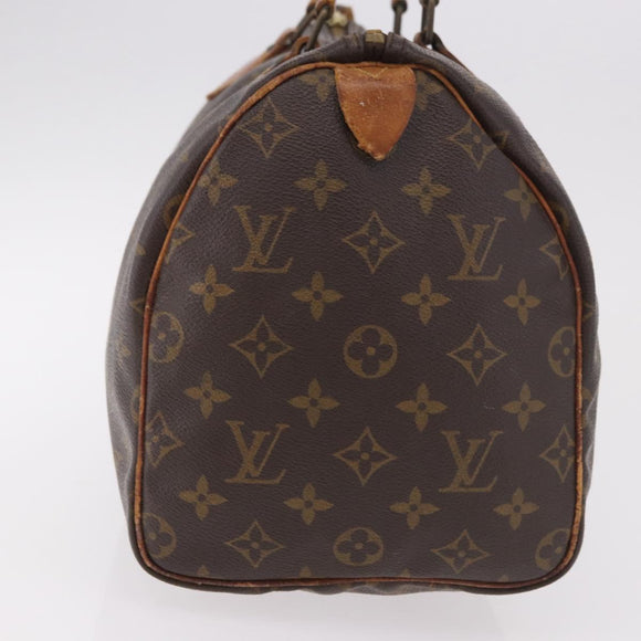 LOUIS VUITTON Monogram Speedy 30 Hand Bag M41526 LV Auth 187523