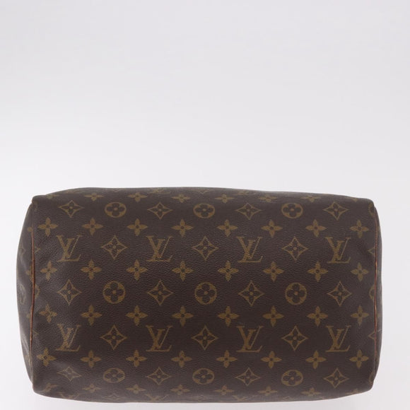 LOUIS VUITTON Monogram Speedy 30 Hand Bag M41526 LV Auth 187523