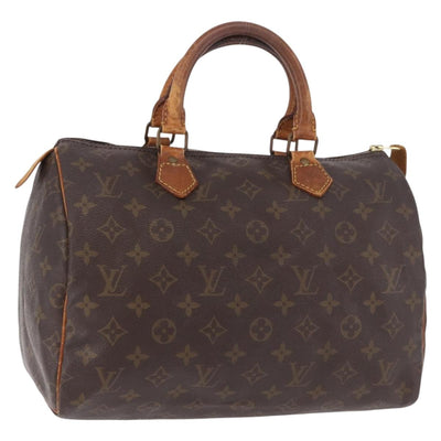 LOUIS VUITTON Monogram Speedy 30 Hand Bag M41526 LV Auth 187524