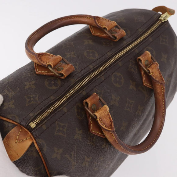 LOUIS VUITTON Monogram Speedy 30 Hand Bag M41526 LV Auth 187524