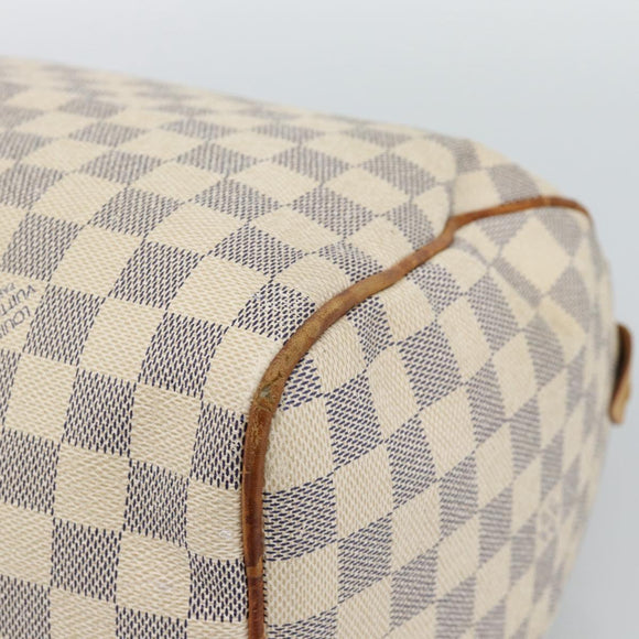 LOUIS VUITTON Damier Azur Speedy 30 Hand Bag N41533 LV Auth 187525