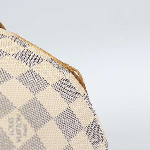 LOUIS VUITTON Damier Azur Speedy 30 Hand Bag N41533 LV Auth 187525