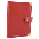 LOUIS VUITTON Agenda PM Day Planner Cover Suhari Red R20883 LV Auth 187526-1