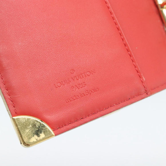 LOUIS VUITTON Agenda PM Day Planner Cover Suhari Red R20883 LV Auth 187526