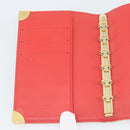 LOUIS VUITTON Agenda PM Day Planner Cover Suhari Red R20883 LV Auth 187526-14