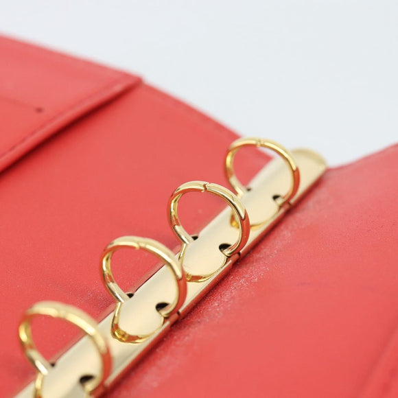LOUIS VUITTON Agenda PM Day Planner Cover Suhari Red R20883 LV Auth 187526