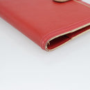 LOUIS VUITTON Agenda PM Day Planner Cover Suhari Red R20883 LV Auth 187526-9