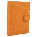 LOUIS VUITTON Epi Agenda PM Day Planner Cover Orange Mandarin R2005H Auth 187527-1