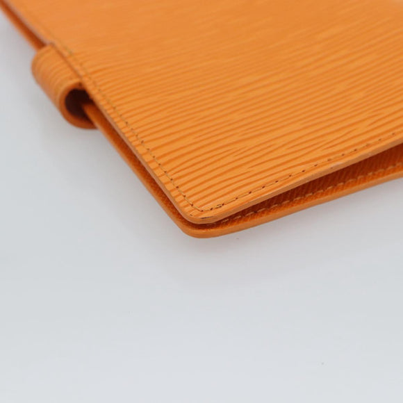 LOUIS VUITTON Epi Agenda PM Day Planner Cover Orange Mandarin R2005H Auth 187527