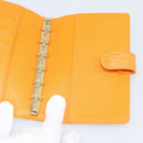 LOUIS VUITTON Epi Agenda PM Day Planner Cover Orange Mandarin R2005H Auth 187527-19