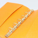 LOUIS VUITTON Epi Agenda PM Day Planner Cover Orange Mandarin R2005H Auth 187527-9