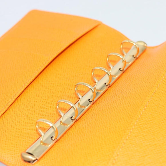 LOUIS VUITTON Epi Agenda PM Day Planner Cover Orange Mandarin R2005H Auth 187527