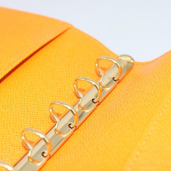 LOUIS VUITTON Epi Agenda PM Day Planner Cover Orange Mandarin R2005H Auth 187527