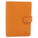 LOUIS VUITTON Epi Agenda PM Day Planner Cover Orange Mandarin R2005H Auth 187527-13