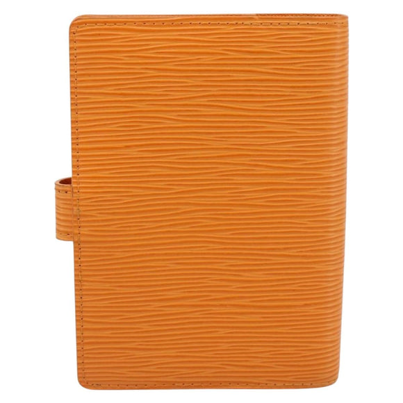 LOUIS VUITTON Epi Agenda PM Day Planner Cover Orange Mandarin R2005H Auth 187527