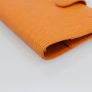 LOUIS VUITTON Epi Agenda PM Day Planner Cover Orange Mandarin R2005H Auth 187527-14