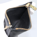 LOUIS VUITTON Epi Pochette Cles Coin Purse Black M63802 LV Auth 187529-10
