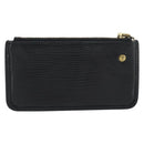 LOUIS VUITTON Epi Pochette Cles Coin Purse Black M63802 LV Auth 187529-2
