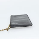 LOUIS VUITTON Epi Pochette Cles Coin Purse Black M63802 LV Auth 187529-3