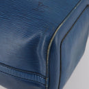 LOUIS VUITTON Epi Keepall 45 Boston Bag Blue M42975 LV Auth 187531-8
