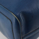 LOUIS VUITTON Epi Keepall 45 Boston Bag Blue M42975 LV Auth 187531-17
