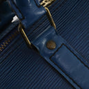 LOUIS VUITTON Epi Keepall 45 Boston Bag Blue M42975 LV Auth 187531-9